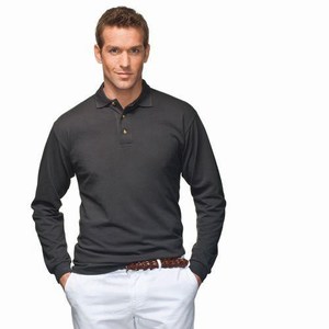 Hanes Top LS Polo for him